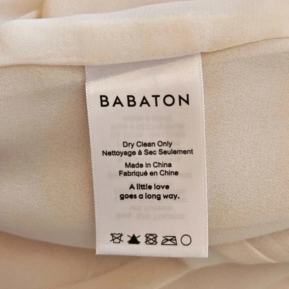 Aritzia Babaton Patricio Japanese Matte Crepe Mini Short Sleeve A-line Dress 4. - Picture 15 of 16